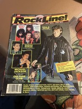Rock Line ! Magazine Dec 1984 Iron Maiden Springsteen Night Ranger Motley Crue