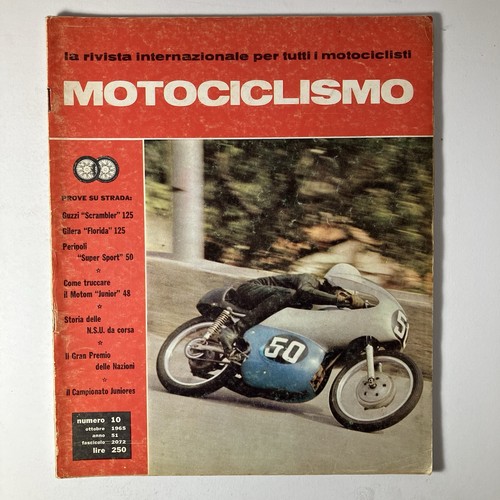 Rivista motociclismo ottobre - rivista,