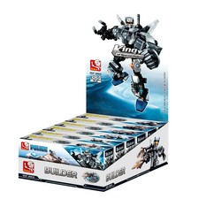 6 set POLIZIA SPECIALE ROBOT