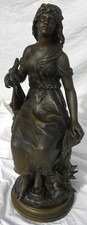 Hippolyte MOREAU (Digione 1832–Neuilly-sur-Seine 1927) Mignon Scultura in bronzo