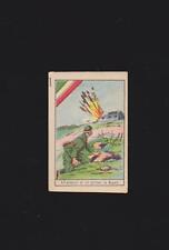 EDITORE SCONOSCIUTO FIGURINE GUERRA ANNI '40 1942 44 NO VAV IT ATTACCO FORTINO