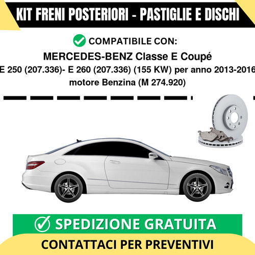 Kit freni posteriori - kit, per