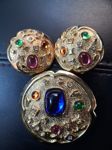 Spilla orecchini vintage - spilla, e