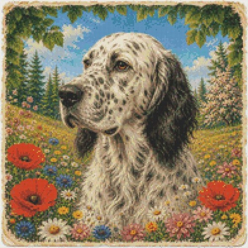 Setter inglese cucciolo cane