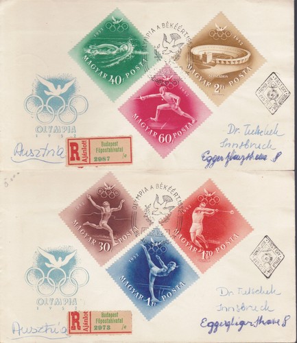 Ungheria 1952 2 buste - ungheria,