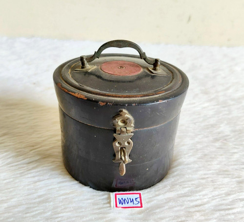 Vintage fatto rotondo - rotondo, nero