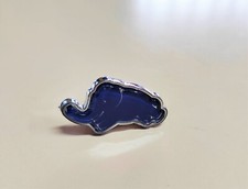 FREGIO STEMMA ELEFANTINO BLU LANCIA Y FL 2000 LOGO SIGLA LANCIA Y ELEFANTINO BLU