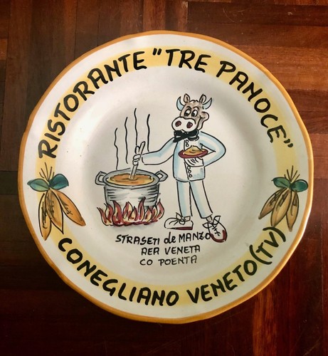 Piatto del buon - ricordo, tre