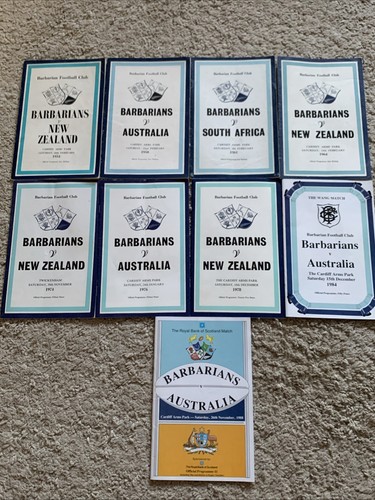 Programmi rugby union - programmi, barbari