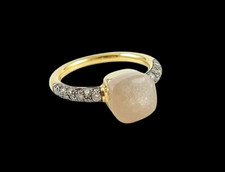 Pomellato Nudo Anello Cioccolato Petit PAB7040O6BKRBRADL Pietra di Luna Scatola e Documenti