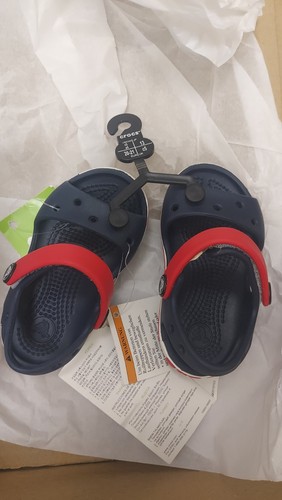 Sandali blu crocs slip - blu, on