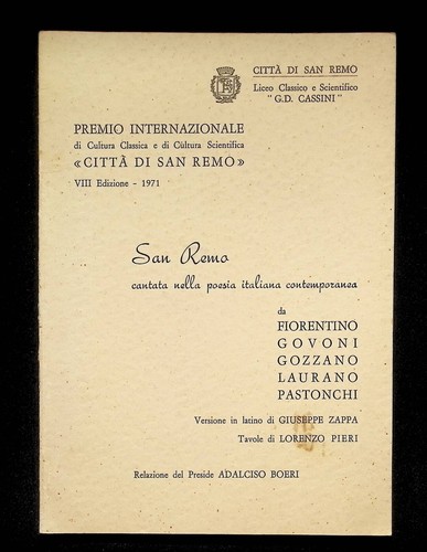 Sanremo cantata nella - cantata,