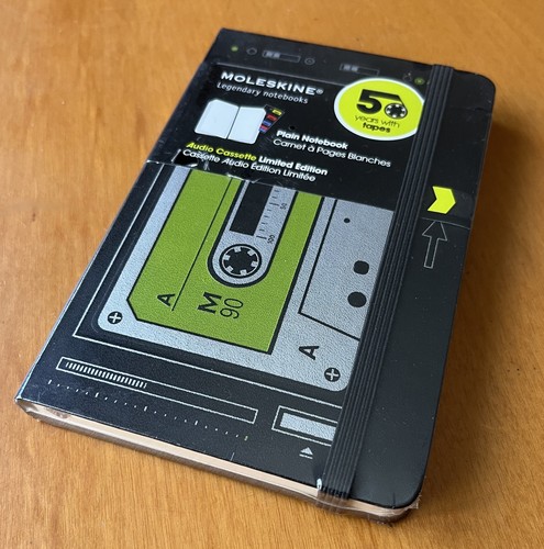 Moleskine audio cassette - audio,