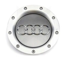 Tappo Coprimozzo Fregio Borchia Coppa Cerchi Lega 146mm per Audi A6 A3 A5 A4 TT.
