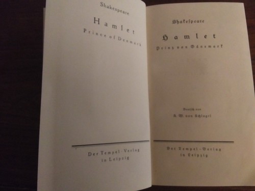 Shakespeare hamlet english und - hamlet,