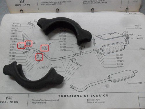 Staffa marmitta fiat 238 - fiat,