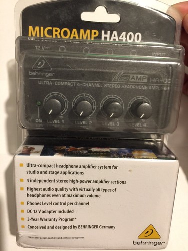 Microamp ha400 behringer - microamp,