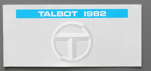 Brochure modelli talbot - modelli, e