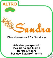 ADESIVO NOME  CON FIORI  AUTO TUNNING ADESIVO