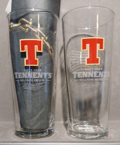 Set tennent lager pint - of, tennent's