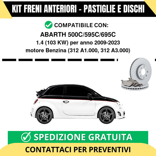Kit freni anteriori - kit,