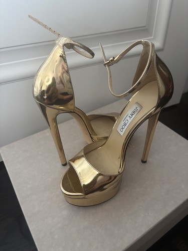 Gold jimmy choo - jimmy, peep