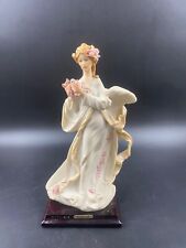 STATUETTA STATUA FIGURINE SOPRAMMOBILE DONNA ELEGANTE CAPODIMONTE CEDRASCHI 1985