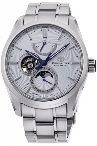 Orient star moon phase bianco - moon,