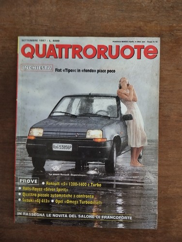 1987 quattroruote settembre - 1987,