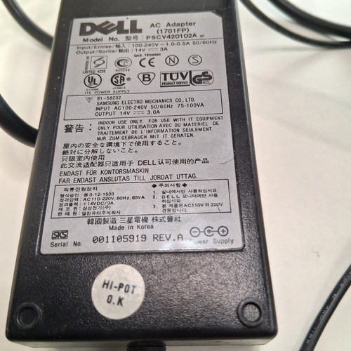 Alimentatore monitor dell 14v - monitor,