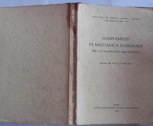 Complementi meccanica - di,