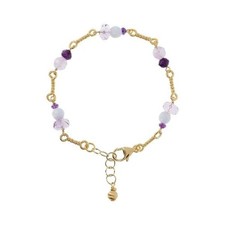 Bracciale con Agata e Ametista