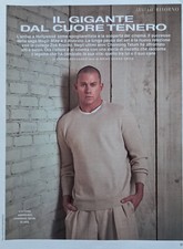 Italian Clipping Ritaglio 2022 CHANNING TATUM il gigante dal cuore 2 PAGINE.