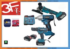 Kit 3 in 1 Trapano Avvitatore Impulso Smerigliatrice A Batteria MulinSen