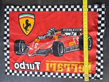 piccola Bandierina Ferrari TURBO gadget GP anni 80