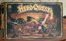 HERO QUEST  GIOCO IN SCATOLA MB GIOCHI VINTAGE (INCOMPLETO)