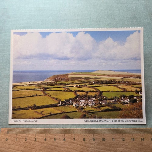 Vintage postcard dinas - dinas,