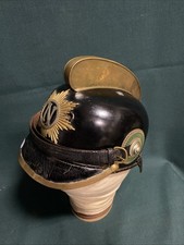 WW1 Germany Curt Schöne Dresda vigili del fuoco elmetto uniforme Impero Sassonia S96