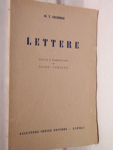 Lettere cicerone guido - lettere,