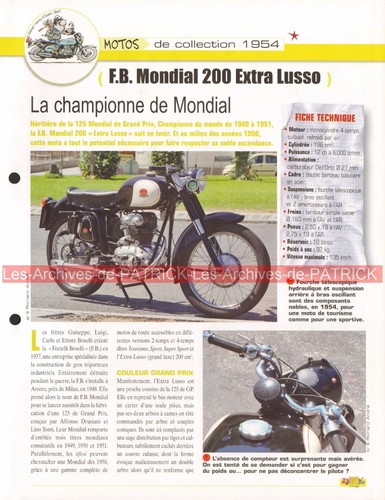 Mondial 200 extra lusso - 200,