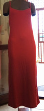 ABITO BRETELLINE ROSSO