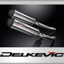 Suzuki GSX1300R Hayabusa 2008-2020 Kit Silenziatore Scarico Inox 343mm X-Ovale
