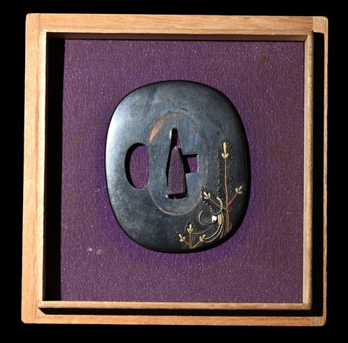 Tsuba giapponese antico - tsuba,
