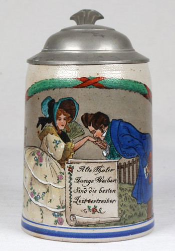 Boccale birra art nouveau - boccale,