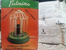 Introvabile Lampada antizanzare fulmina insetti VINTAGE ANNI 60 - ELIOS SPA 