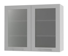 Pensile cucina BARI 90x72cm 2 ante vetro laccato colore a scelta BA-W3S/90
