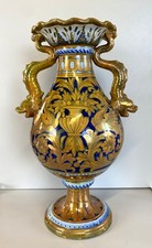 VASO BIANSATO MAIOLICA LUSTRO