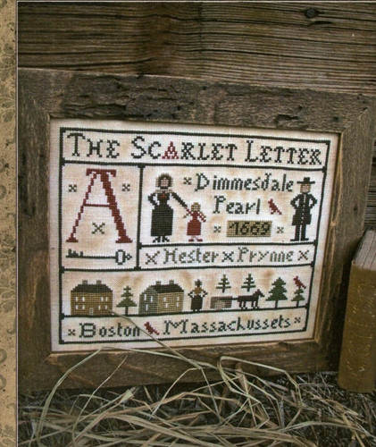 The scarlet letter cross - the,