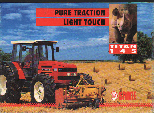 Scheda brochure trattore same - scheda,