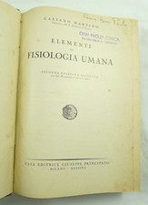 ELEMENTI DI FISIOLOGIA UMANA 1942 MEDICINA